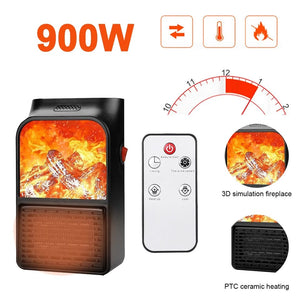 Calefactor Flame Heater de 1000W