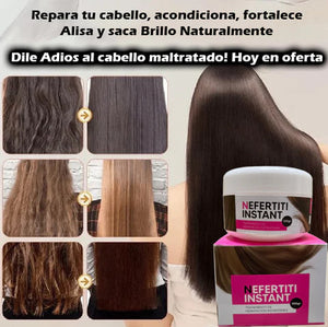 Crema Hidratante Alisadora de cabello Seda & Brillo para (Hombre & Mujer)